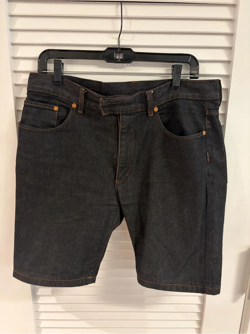 JPG Jeans Dark Denim Shorts - Classic Black Jean Style